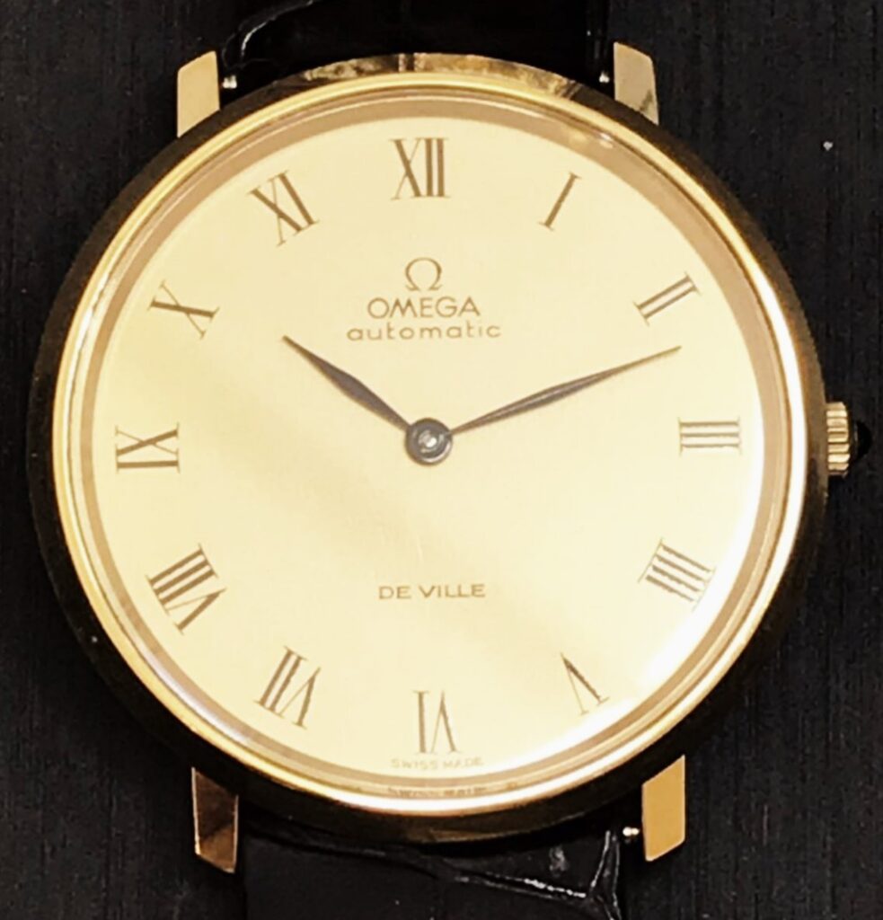 OMEGA オートマチックデヴィル 自動巻き 手巻き式 純正バックル 腕時計 ゴールド